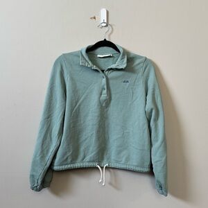 The Tiny Big Sister sea foam green pullover sweater